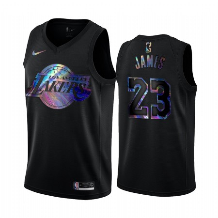 Dres Los Angeles Lakers LeBron James 23 Iridescent HWC Collection Swingman